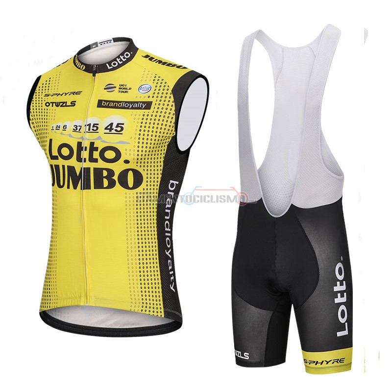 Gilet Antivento Lotto Nl Jumbo Giallo 2018